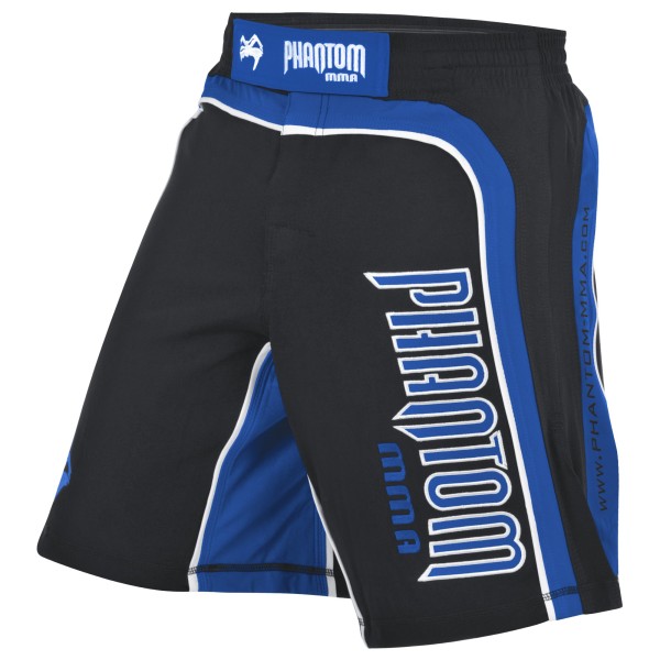 PHANTOM MMA Fight Shorts &quot;Shadow&quot; Black/Blue