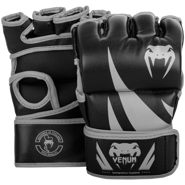 Venum Challenger MMA Handschuhe - Ohne Daumen - Schwarz/Grau