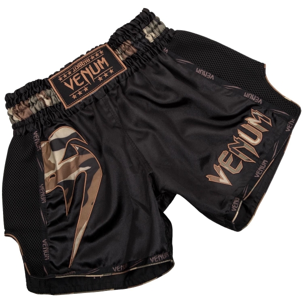 Venum Giant Muay Thai Shorts - Schwarz/Wald-Camo