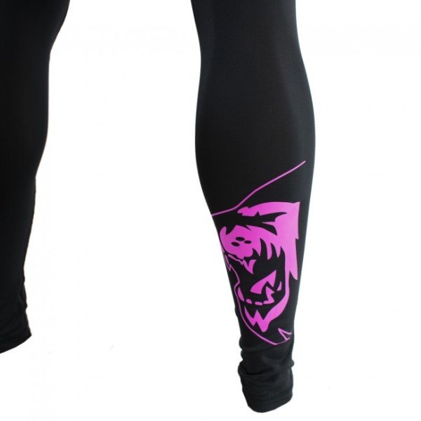 Super Pro Leggings Women Lion/Super Pro Logo black/pink