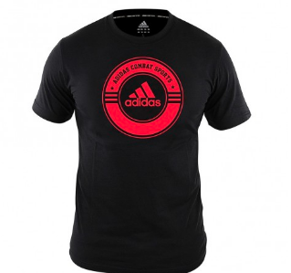 adidas T-Shirt Combat Sports black/red