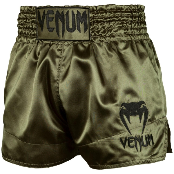 Shorts Muay Thai Venum Classic - Khaki/Schwarz