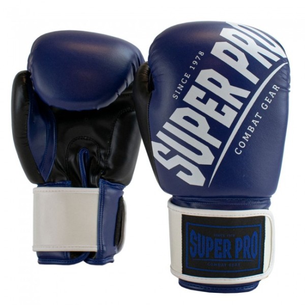 Super Pro Combat Gear (Kick)Boxhandschuhe Rebel blue/black/white