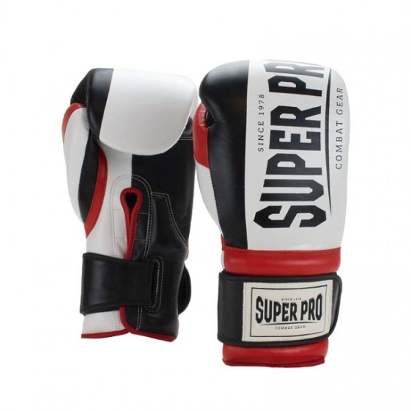 Super Pro Combat Gear (Kick)Boxhandschuhe Bruiser black/red/white