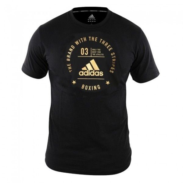 adidas Community T-Shirt Boxing Black/Gold